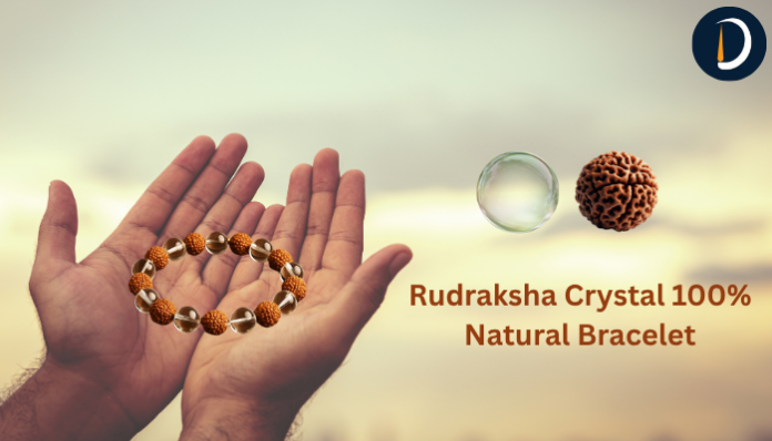 Rudraksha Crystal Bracelet