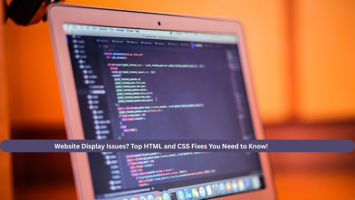 HTML and CSS Fixes