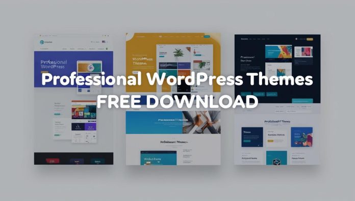 WordPress themes free download professional