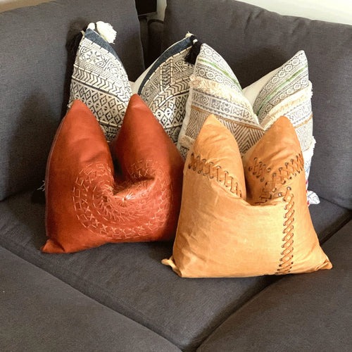 Leather Cushions