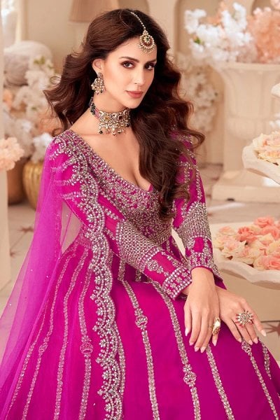 Pink Anarkali Suit