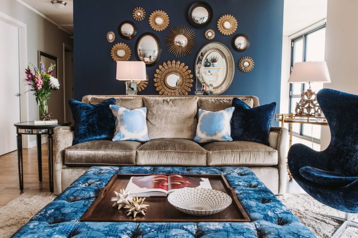 Decorative Mirror Placement for Spacious Room Appearance